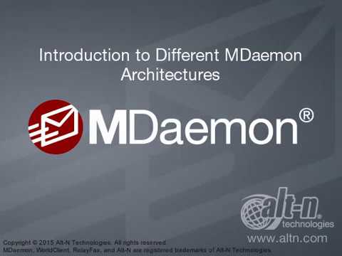Introduction to Different MDaemon Architectures: Direct SMTP, POP, IMAP, DomainPOP, Email Gateway