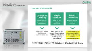 Optimal Call Box for RF Regulatory OTA/SAR/EMC Test