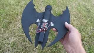 Ultra Micro ( Bat Wing ) RC jet With no tail fins, thrust vectoring.