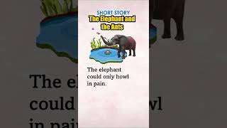 English Short Story - The Elephant and Ants #shorts #stories #ytshort