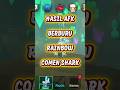 HASIL AFK BERBURU RAINBOW COMEN SHARK