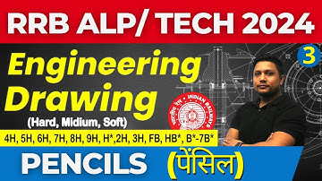 Basic Science & Engineering Drawing🔴Live | Pencils | पेंसिल Part-1 | पूरा Concept | RRB ALP/TECH