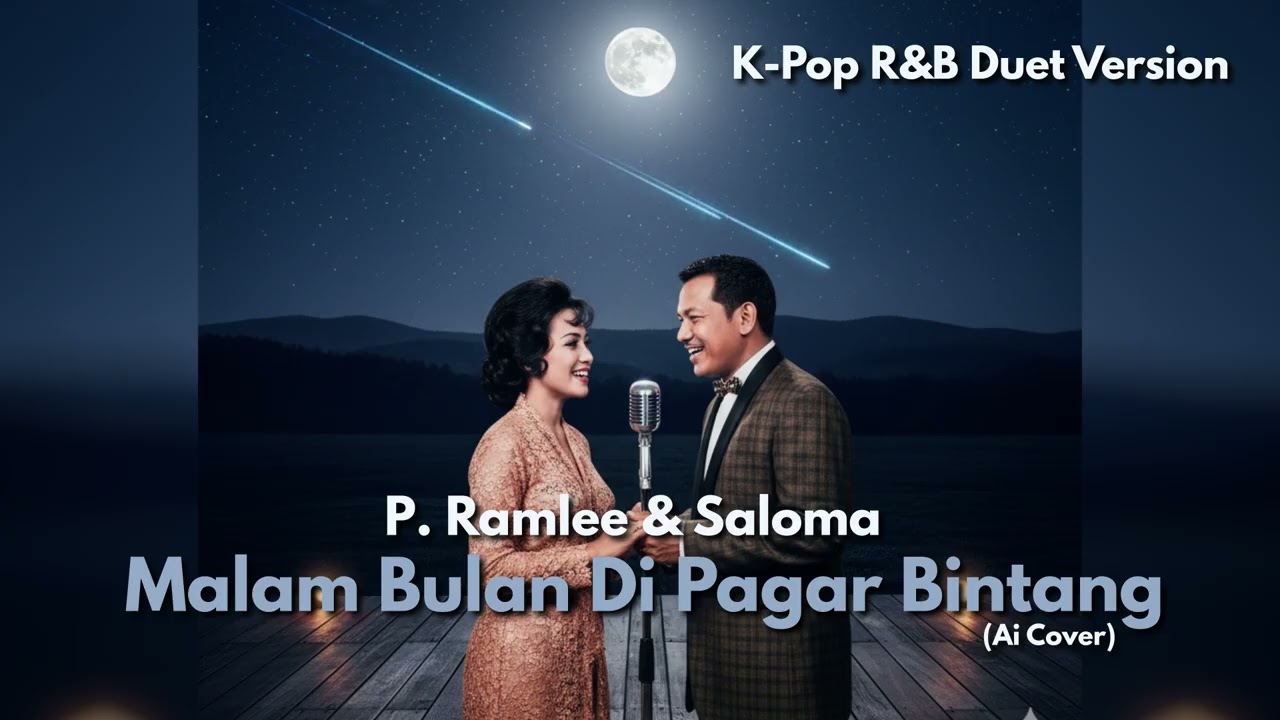 P. Ramlee & Saloma - Malam Bulan Di Pagar Bintang (AI Cover) - K-Pop R&B Duet Version
