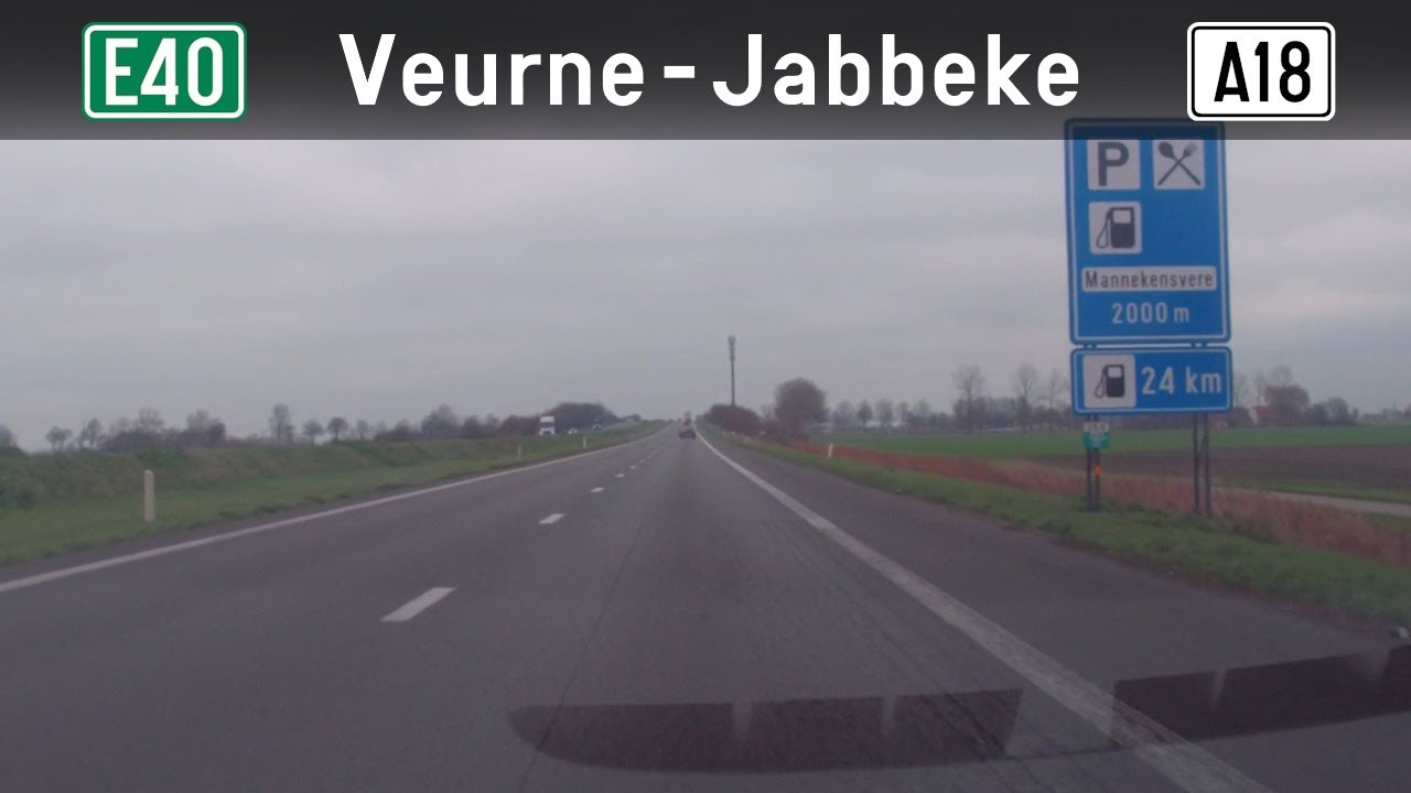 🇧🇪 E40/A18 Veurne - Jabbeke