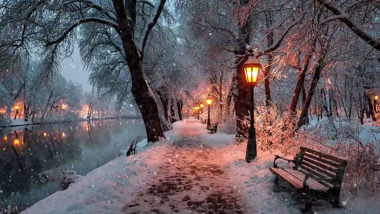 ASMR Piano Sound for Sleep | Minimal Piano and Winter Snow Ambience for Peaceful Night Rest