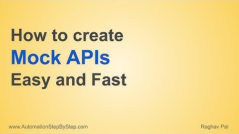 How to mock API using Mockoon