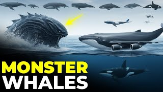 Aircraft Bloop Vs Aircraft-Sized Sei Whale Monster Whales Size Comparison 3D
