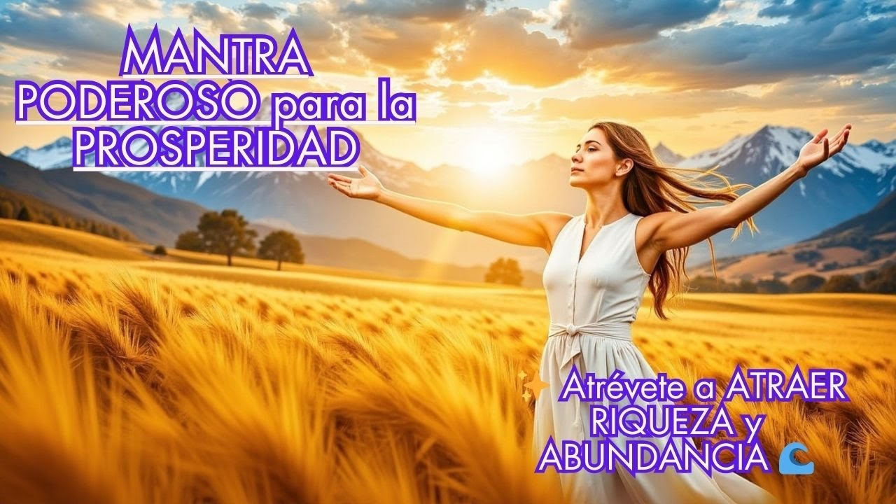 🌿 MANTRA PODEROSO para la PROSPERIDAD Atrévete a ATRAER RIQUEZA y ...