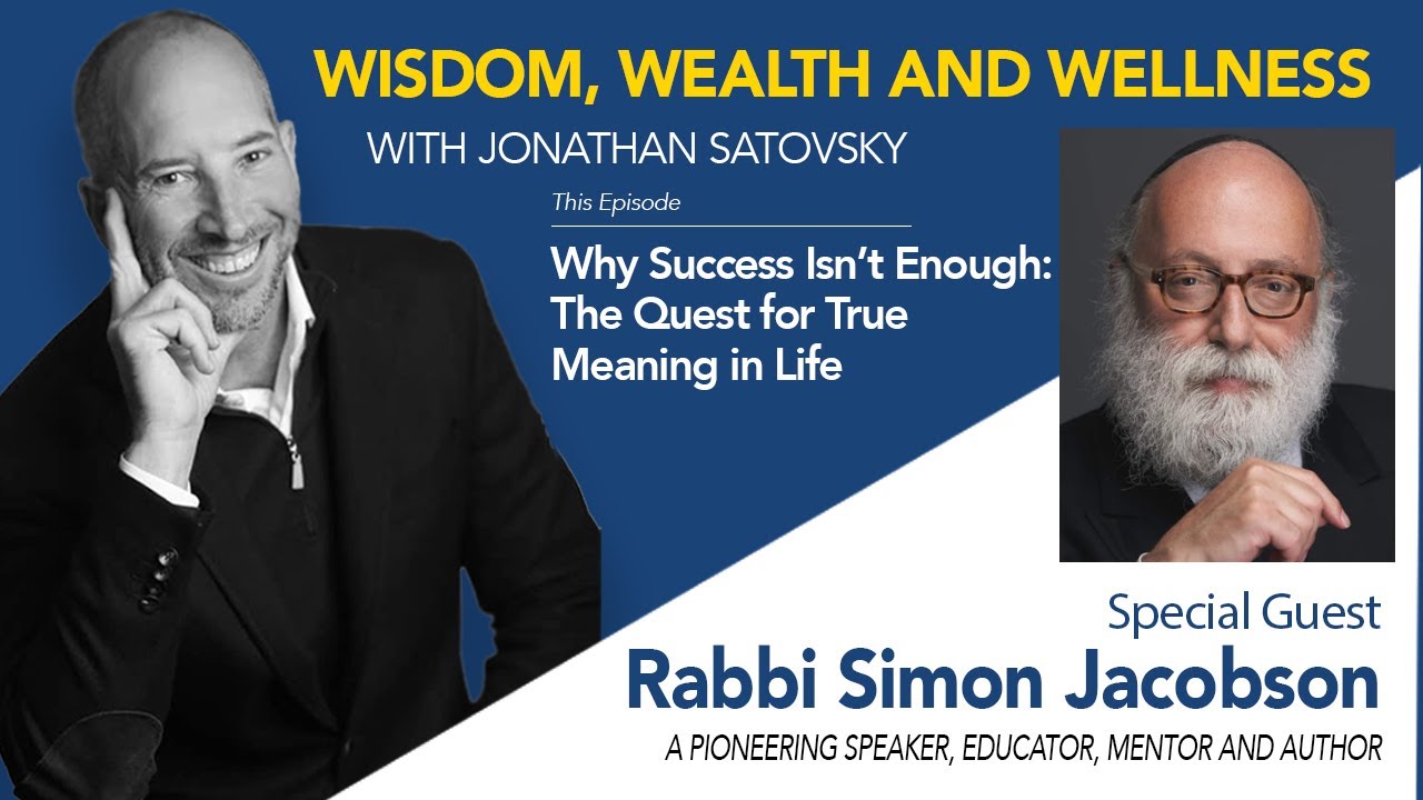 Jonathan Satovsky Interviews Rabbi Simon Jacobson