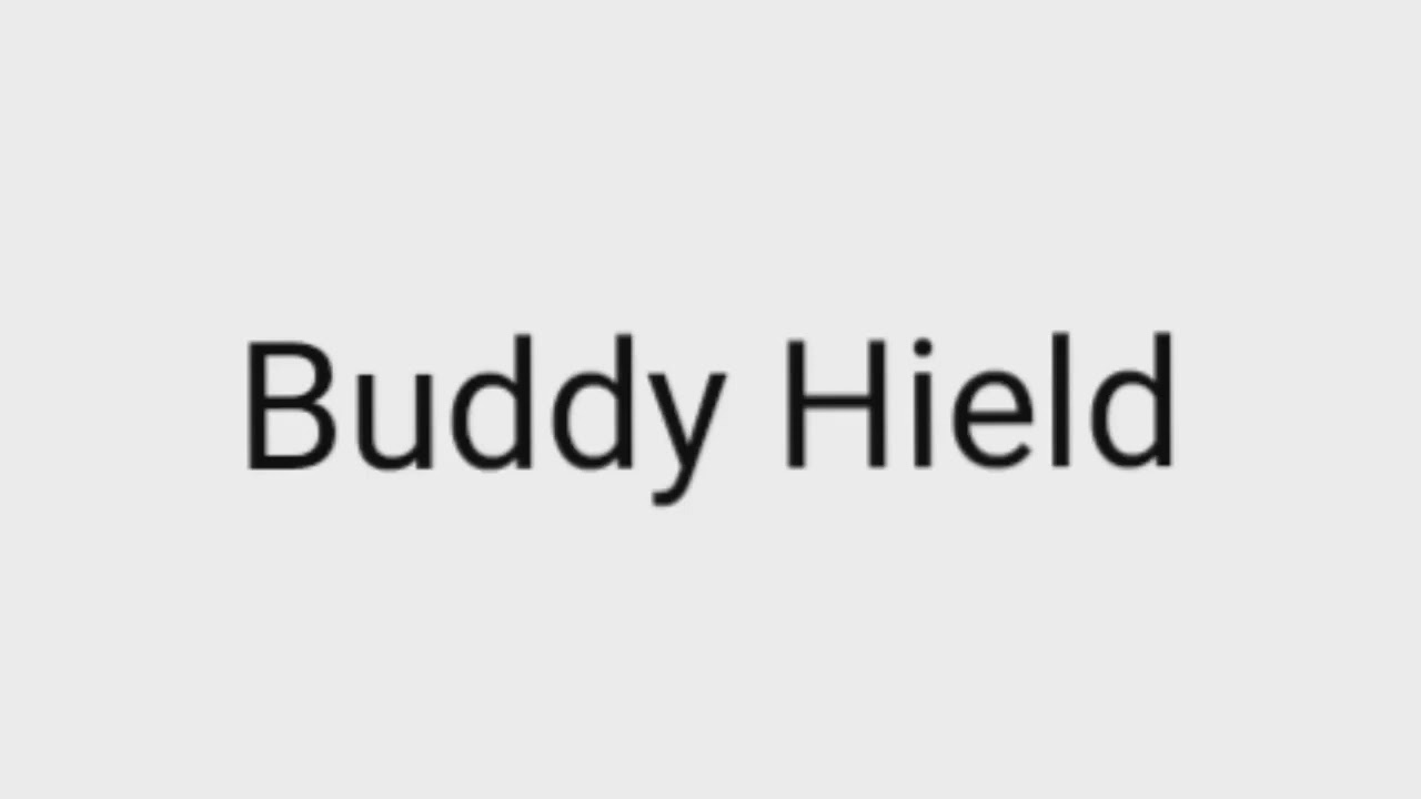 How to pronounce Buddy Hield - YouTube