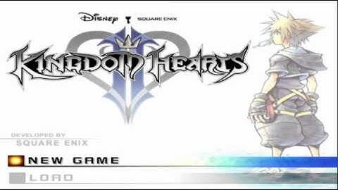 Kingdom Hearts II- Title Screen