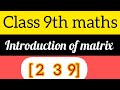 Concept of matrix class 9th maths # by easy and step by step method|| what is matrix
