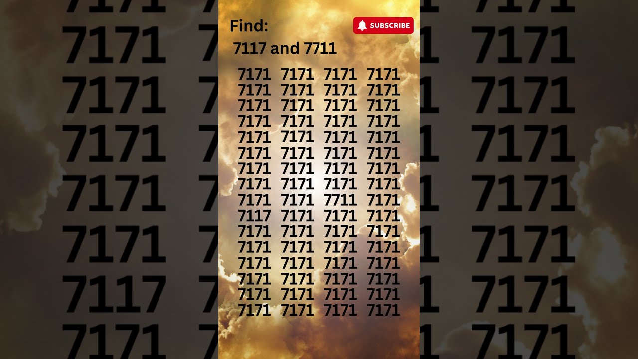 Find the Two Different Numbers 🔢 | Fun Number Challenge Quiz