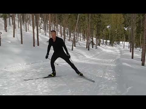 Skate Ski Uphill Techniques