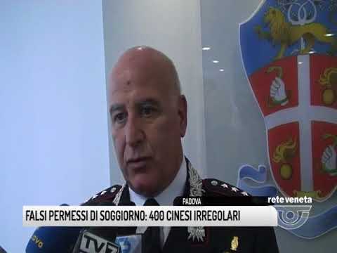 Tg padova (27/09/2017) falsi permessi di soggiorno: 400 cinesi irregolari Questura di padova permesso di soggiorno consegna