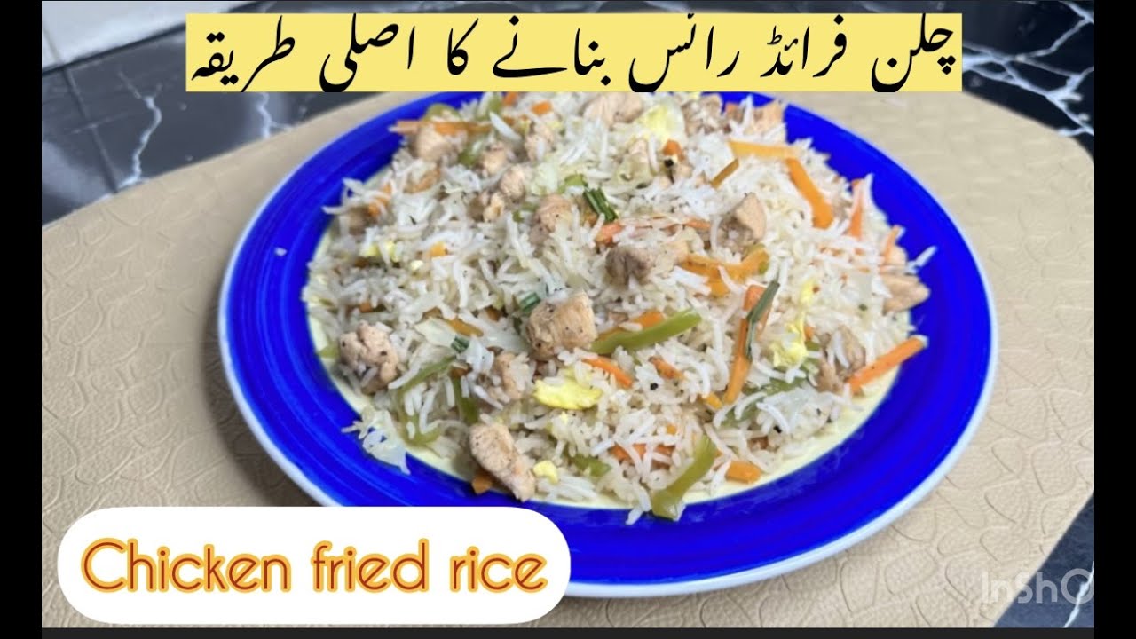 Chicken Fried Rice (easy) Recipe /Chinese & Egg Fried Rice /In English ...