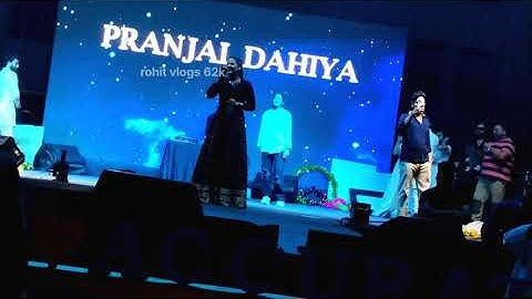 Pranjal Dahiya At Accurate College /Freshers Party 2k24