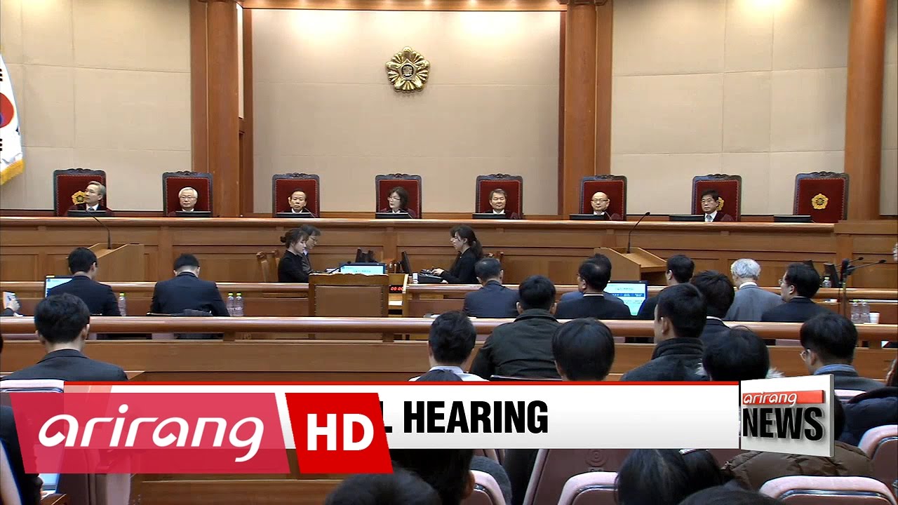 Constitutional Court hears closing arguments in impeachment trial - YouTube