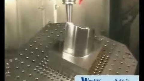 CNC Automatic CAD/CAM 5 axis Z finishing-machining