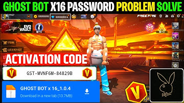 ☠️Ghost bot ✅ how to get activation code 🤔 | How to get activation code | ghost bot x16 password 🔑