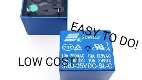 Easy project using relay circuit