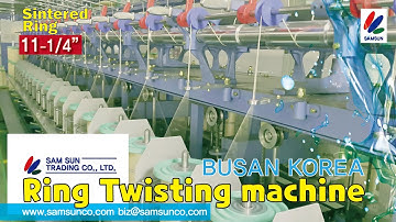 [4K] Ring Twisting Machine ┃Ring twister┃11_1/4" x 40 spindles