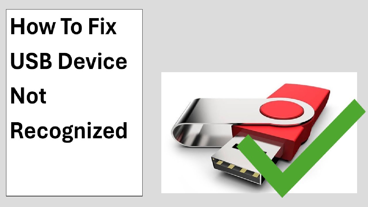 Windows 11: How To Fix USB Device Not Recognized - YouTube