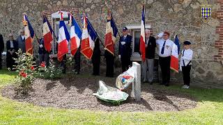 Inauguration de la stèle en hommage au lieutenant Laraque Inauguration de la stèle en hommage au lieutenant Laraque