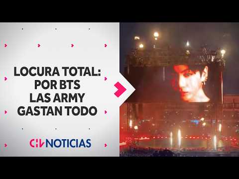 Total BTS mania in Chile: ARMY spends it all