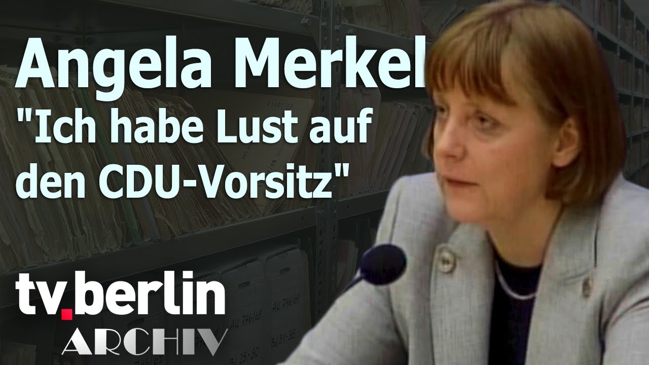 Angela Merkel "Ich habe Lust auf den CDU-Vorsitz"