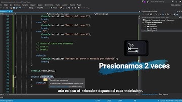 Uso basico de IF y SWITCH en C#