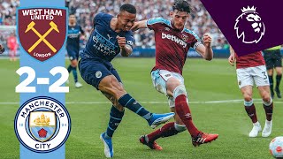 HIGHLIGHTS | West Ham 2-2 Man City | Premier League | Grealish goal!