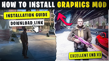 🔥How To Install Excellent ENB Graphics In GTA IV ✅ (Low End PC)