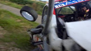 WRC Ypres Rally 2021 | Extremely lucky spectators, big crash Katsuta &amp; FLATOUT action