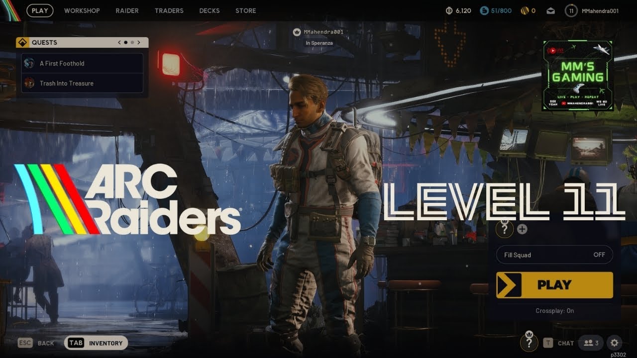 🎮 MM's ARC Raiders Live #5 Level 11 | Beginner Gameplay & Survival