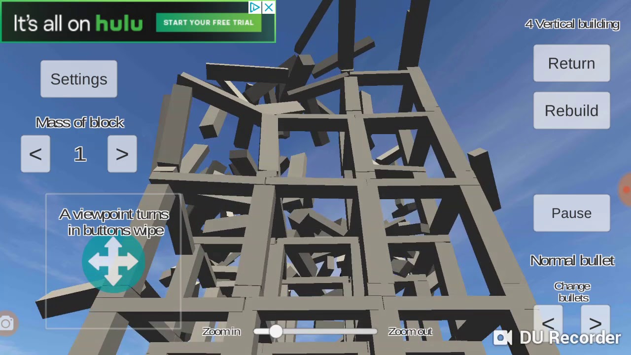 Physics Simulation Building Destruction Gamplay
