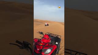 Desert stunts on 4 wheels—Dubai thrills unleashed😱! #DubaiDesert #OffRoad #Adventure #motorsport