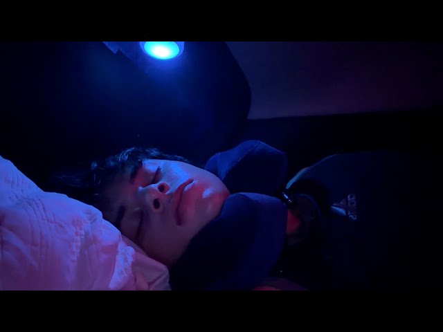 ASMR taking a nap in my car while it rains outside