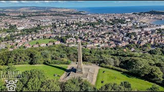 🎥🇬🇧 Aerial View of Oliver's Mount War Memorial | Scarborough Tribute 🇬🇧🎥