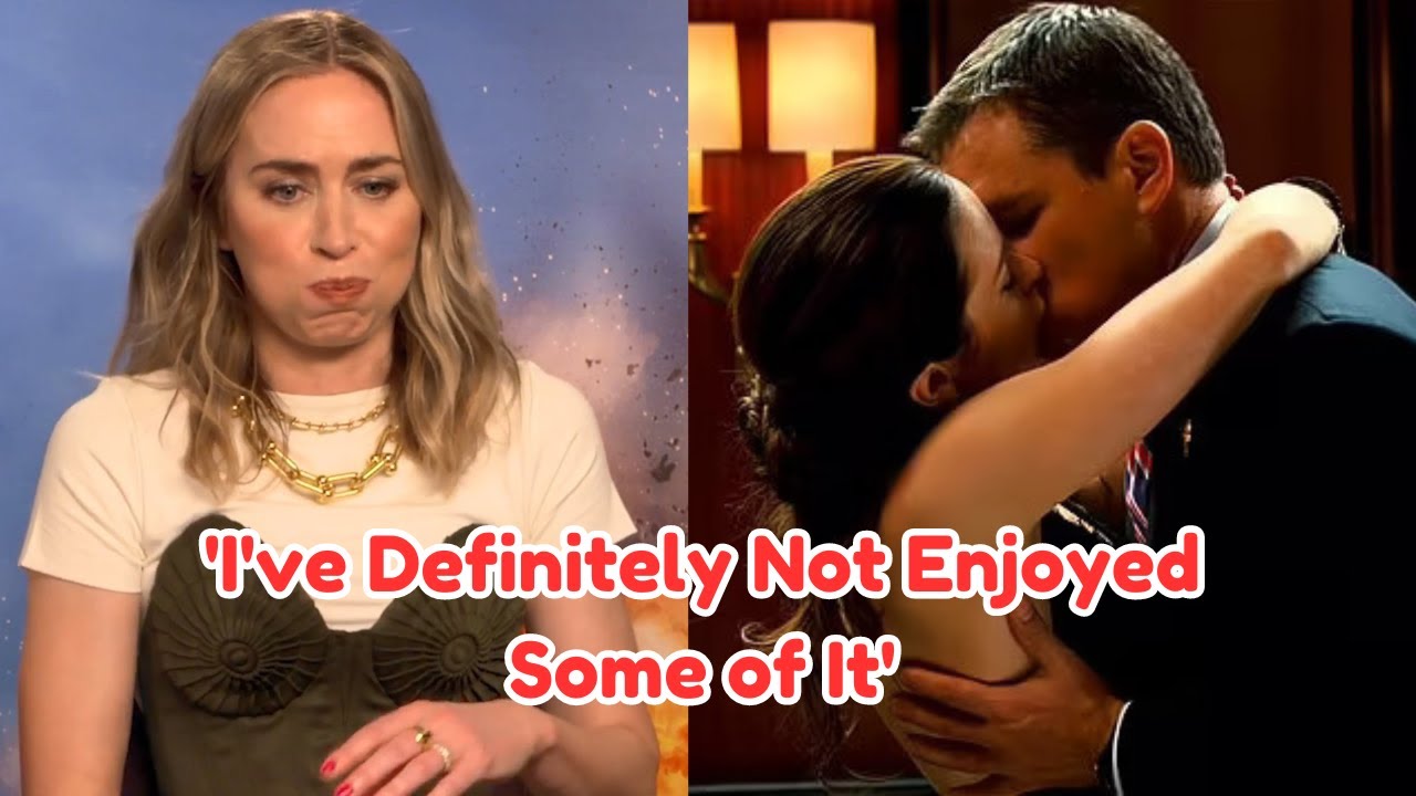 Emily Blunt Says She Felt Sick After Kissing Certain Actors While