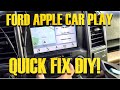 APPLE CAR PLAY NOT WORKING ON FORD RADIO FIXED FAST EASY WORKS ON ALMOST ALL FORD MODELS F 150 ETC