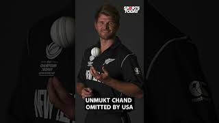 Unmukt Chand left out by USA for series vs Canada, Corey Anderson returns after 5 years