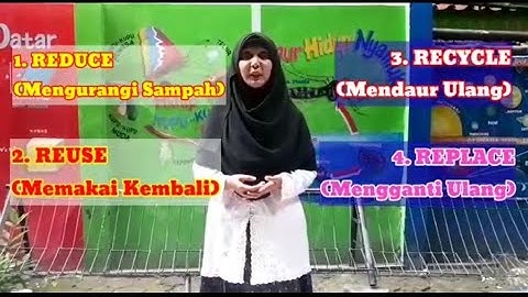 Video Pembelajaran Kelas IV SD "Pengelolaan Sampah dengan cara 4R (reduce, reuse, recycle, replace)"