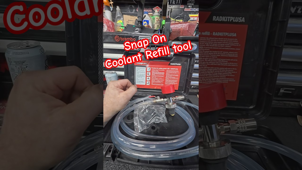 Snap On Cooling System Refill Tool -RADKITPLUSA - - YouTube