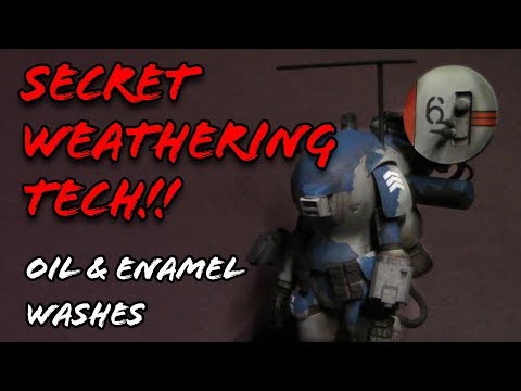 Secret Weathering Tech! Oil & Enamel Washes, Pigment Compounds.