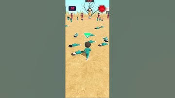 part 🚷💔😭 squid game 3D play k sniper challenge #squidgame #jondada #trending #shorts #viral