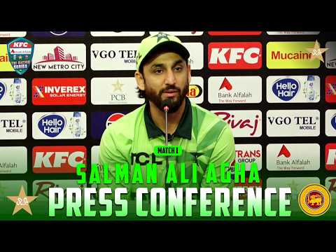 Salman Ali Agha Post-Match Press Conference | Pakistan vs Sri Lanka | M 1 | ODI Tri-Series | MZS1K