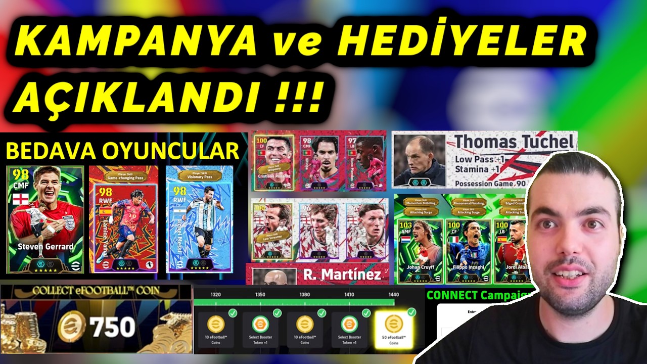 DÜNYA KUPASI KAMPANYASI ve HEDİYELERİ AÇIKLANDI🔥BEDAVA EPİC ve SHOW TİME OYUNCULAR (eFCONNECT)