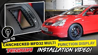 Celebrity How To Install CANchecked MFD28 Multi Function Display for the Honda Civic EP3 - Hondata Kpro Net Worth