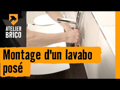 Montage d&rsquo;un lavabo: Montage d&rsquo;un lavabo posé | Atelier Brico HORNBACH